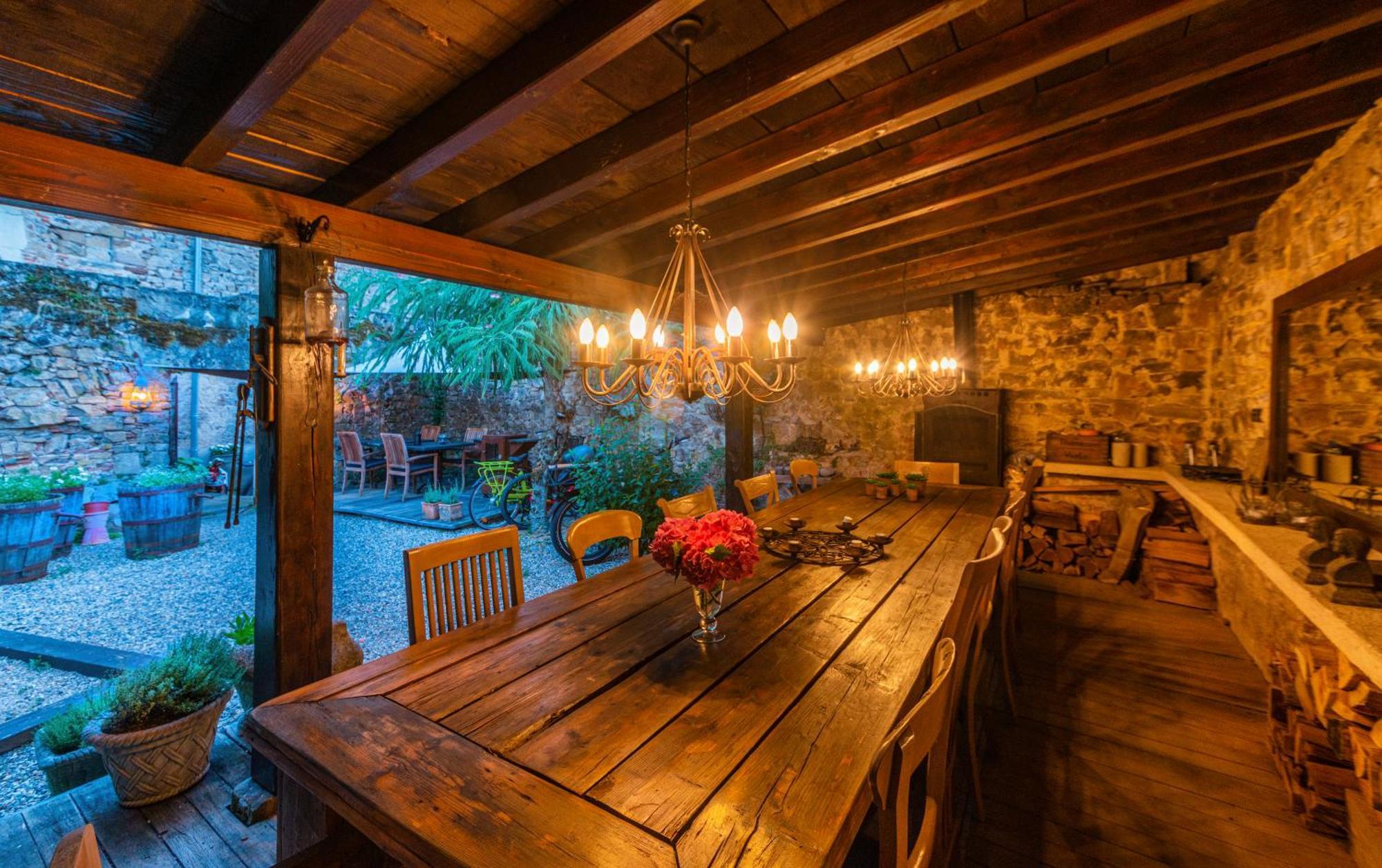 La Maison Au Puits Cordes Sur Ciel Exteriör bild