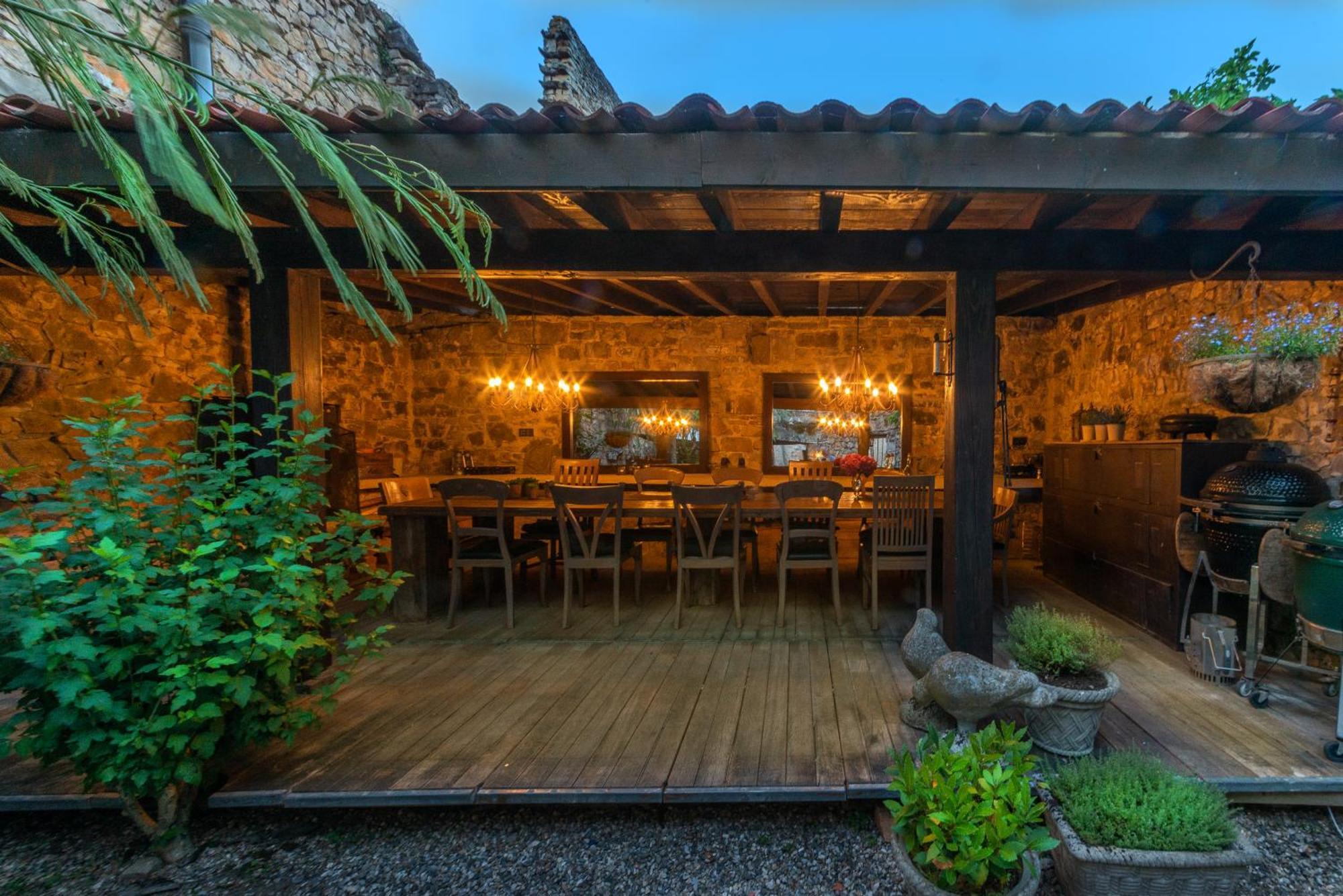 La Maison Au Puits Cordes Sur Ciel Exteriör bild